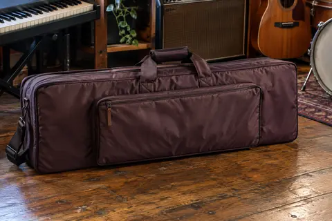 Housse matelassée pour clavier 49 touches avec fermeture éclair et grande poche avant